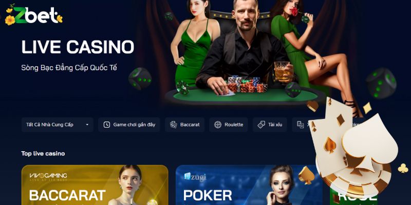 Game bài trực tuyến diễn ra với sự tương tác của người thật chơi thật - Live Casino
